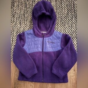 Columbia Purple Fleece Hoodie 2T
